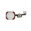 Home Button Cable Tape Home Button iPhone 6s / 6s Plus - White Silver